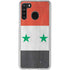 Syria Flag Distressed Galaxy A21 Clear Case