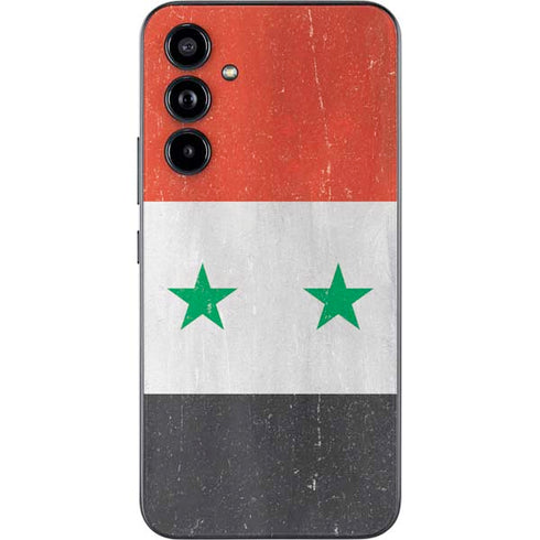 Syria Flag Distressed Galaxy A54 5G Skin