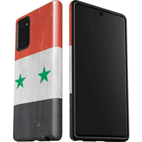 Syria Flag Distressed Galaxy Note20 5G Pro Case