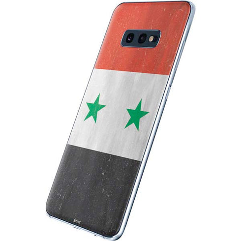 Syria Flag Distressed Galaxy S10e Skin