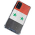 Syria Flag Distressed Galaxy S20 FE Clear Case