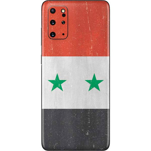 Syria Flag Distressed Galaxy S20 Plus Skin