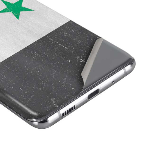 Syria Flag Distressed Galaxy S20 Plus Skin