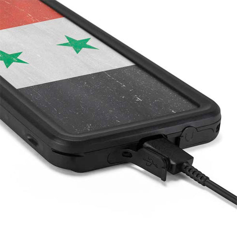 Syria Flag Distressed Galaxy S20 Plus Waterproof Case