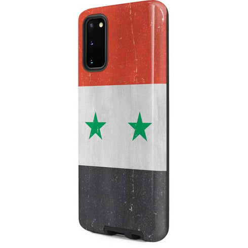 Syria Flag Distressed Galaxy S20 Pro Case