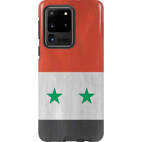 Syria Flag Distressed Galaxy S20 Ultra 5G Pro Case