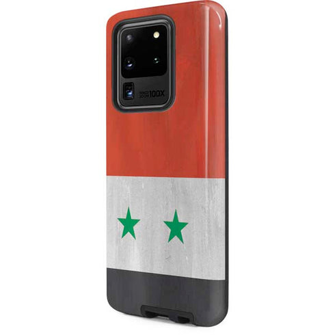 Syria Flag Distressed Galaxy S20 Ultra 5G Pro Case