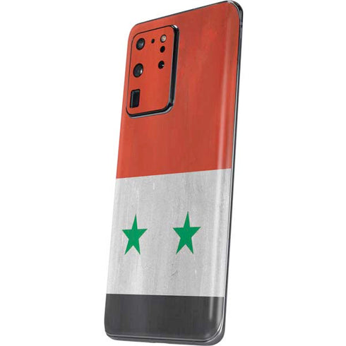 Syria Flag Distressed Galaxy S20 Ultra 5G Skin