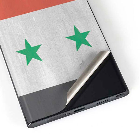Syria Flag Distressed Galaxy S23 Ultra Skin