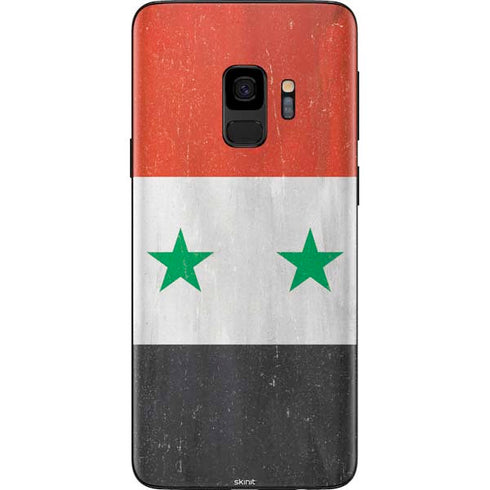 Syria Flag Distressed Galaxy S9 Skin