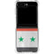 Syria Flag Distressed Galaxy Z Flip5 5G Clear Case