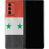 Syria Flag Distressed Galaxy Z Fold2 5G Skin