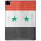 Syria Flag Distressed iPad Pro 12.9in (2020) Clear Case