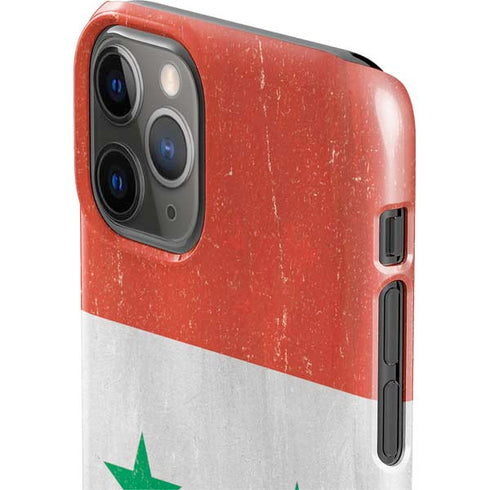 Syria Flag Distressed iPhone 11 Pro Lite Case