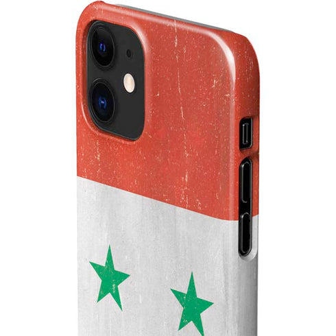 Syria Flag Distressed iPhone 12 Mini Lite Case