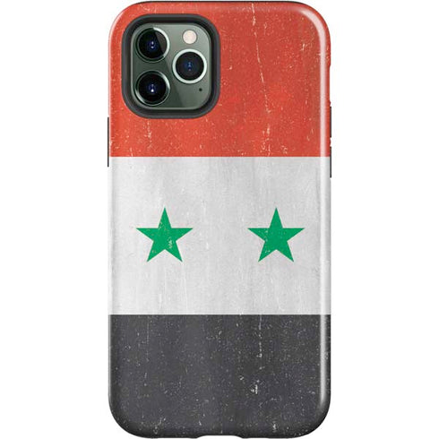 Syria Flag Distressed iPhone 12 Pro Max Impact Case
