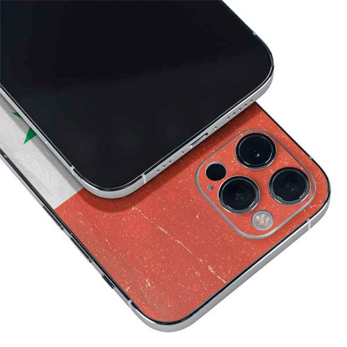 Syria Flag Distressed iPhone 12 Pro Max Skin