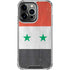 Syria Flag Distressed iPhone 13 Pro Clear Case