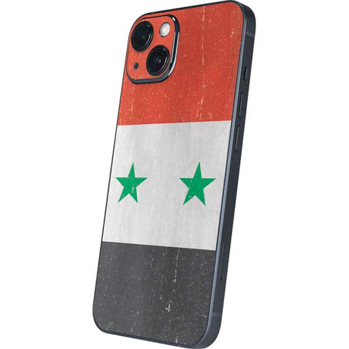 Syria Flag Distressed iPhone 13 Skin