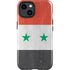 Syria Flag Distressed iPhone 15 Plus Impact Case