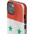 Syria Flag Distressed iPhone 15 Plus Impact Case