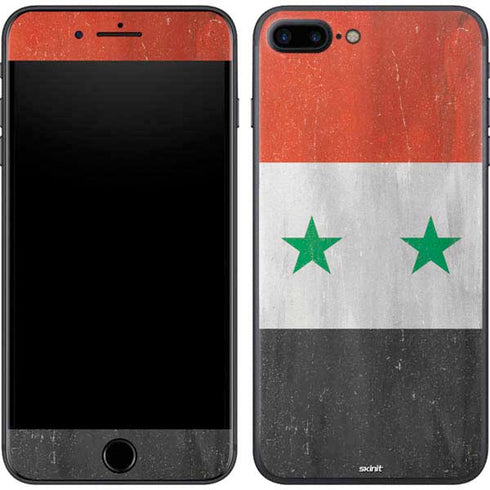 Syria Flag Distressed iPhone 7 Plus Skin