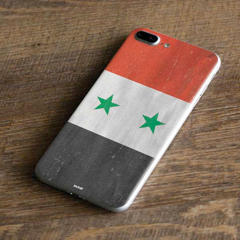 Syria Flag Distressed iPhone 7 Plus Skin
