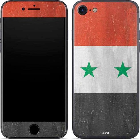 Syria Flag Distressed iPhone 7 Skin
