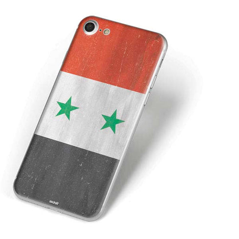 Syria Flag Distressed iPhone 7 Skin