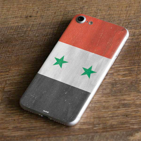 Syria Flag Distressed iPhone 7 Skin