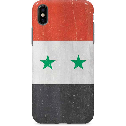Syria Flag Distressed iPhone X Pro Case