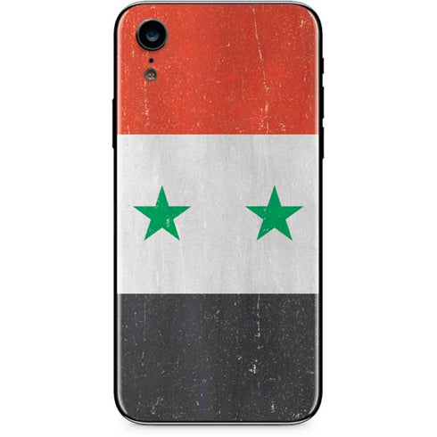 Syria Flag Distressed iPhone XR Skin