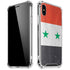 Syria Flag Distressed iPhone XS Max Clear Case