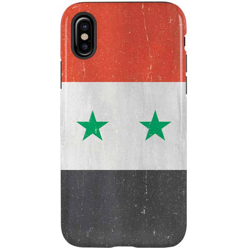 Syria Flag Distressed iPhone XS Pro Case