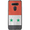 Syria Flag Distressed LG K51/Q51 Clear Case
