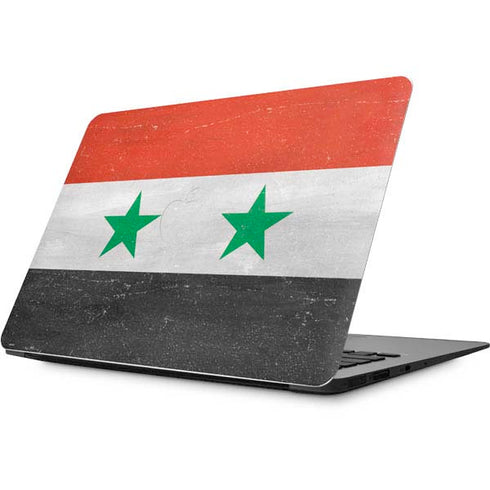 Syria Flag Distressed Apple MacBook Skin