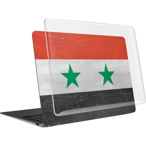 Syria Flag Distressed MacBook Air 13in M1 (2021) Case plus Skin