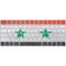 Syria Flag Distressed Magic Keyboard Skin