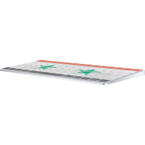 Syria Flag Distressed Magic Keyboard Skin
