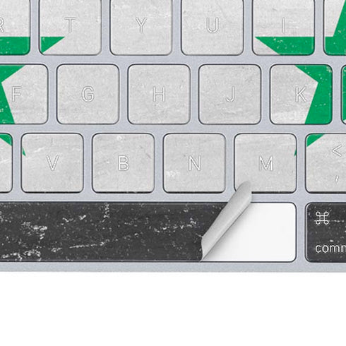 Syria Flag Distressed Magic Keyboard Skin