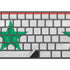 Syria Flag Distressed Magic Keyboard with Numeric Keypad Skin