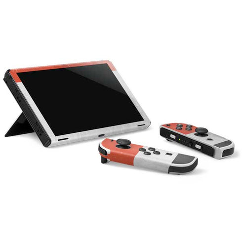 Syria Flag Distressed Nintendo Switch OLED (2021) Skin
