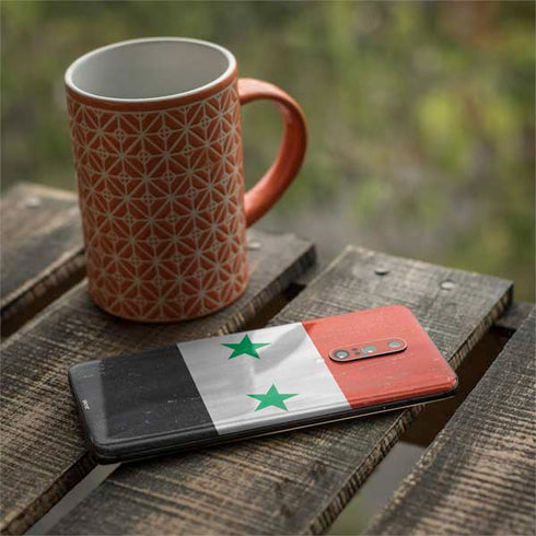 Syria Flag Distressed OnePlus 7 Pro Skin