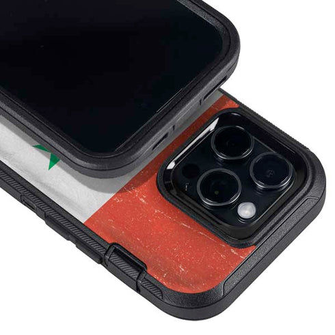 Syria Flag Distressed Otterbox Defender iPhone Skin