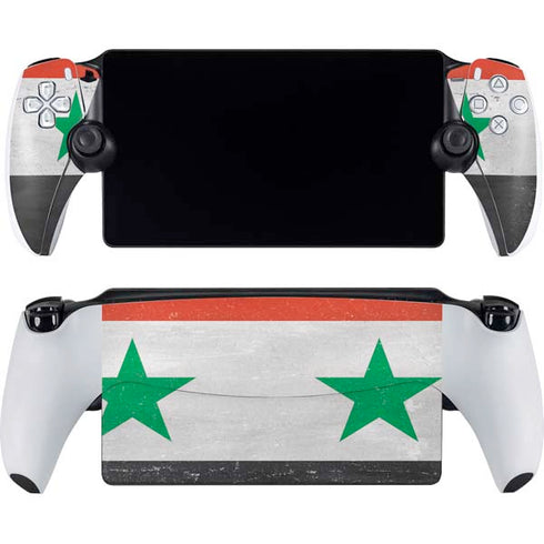 Syria Flag Distressed PlayStation Portal Remote Player Skin