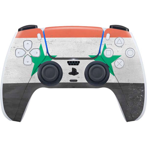 Syria Flag Distressed PS5 Controller Skin
