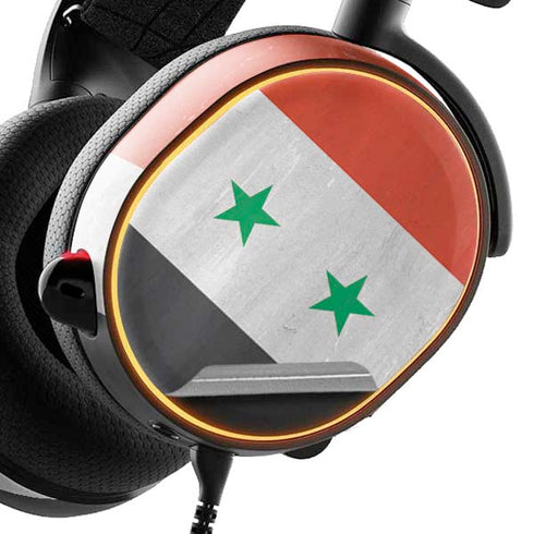 Syria Flag Distressed SteelSeries Arctis 3 Skin