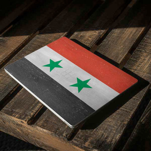 Syria Flag Distressed Surface Laptop 2 Skin