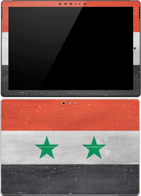 Syria Flag Distressed Surface Pro 4 Skin
