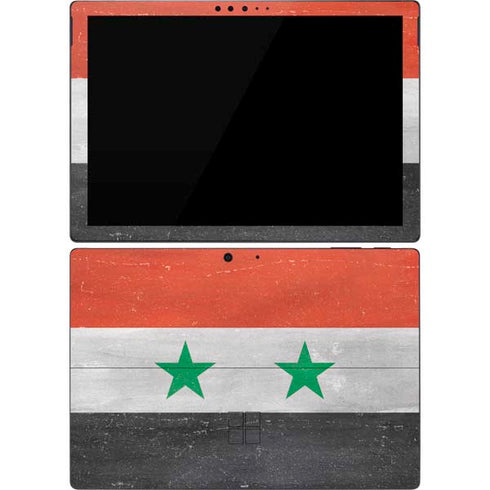 Syria Flag Distressed Surface Pro 7 Skin